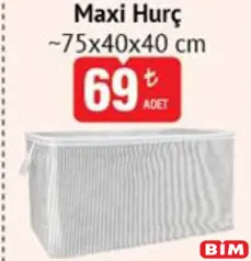 MAXİ HURÇ fiyat ve kampanya bilgisi